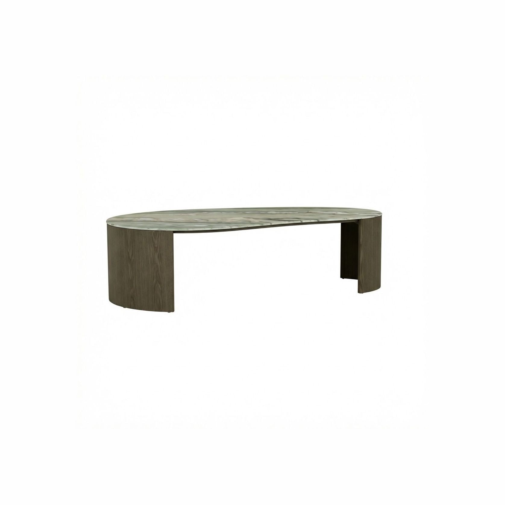 Oberon Curve Marble Coffee Table gallery detail image