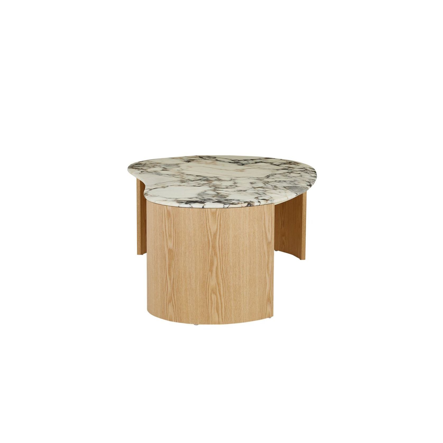 Oberon Curve Marble Coffee Table gallery detail image