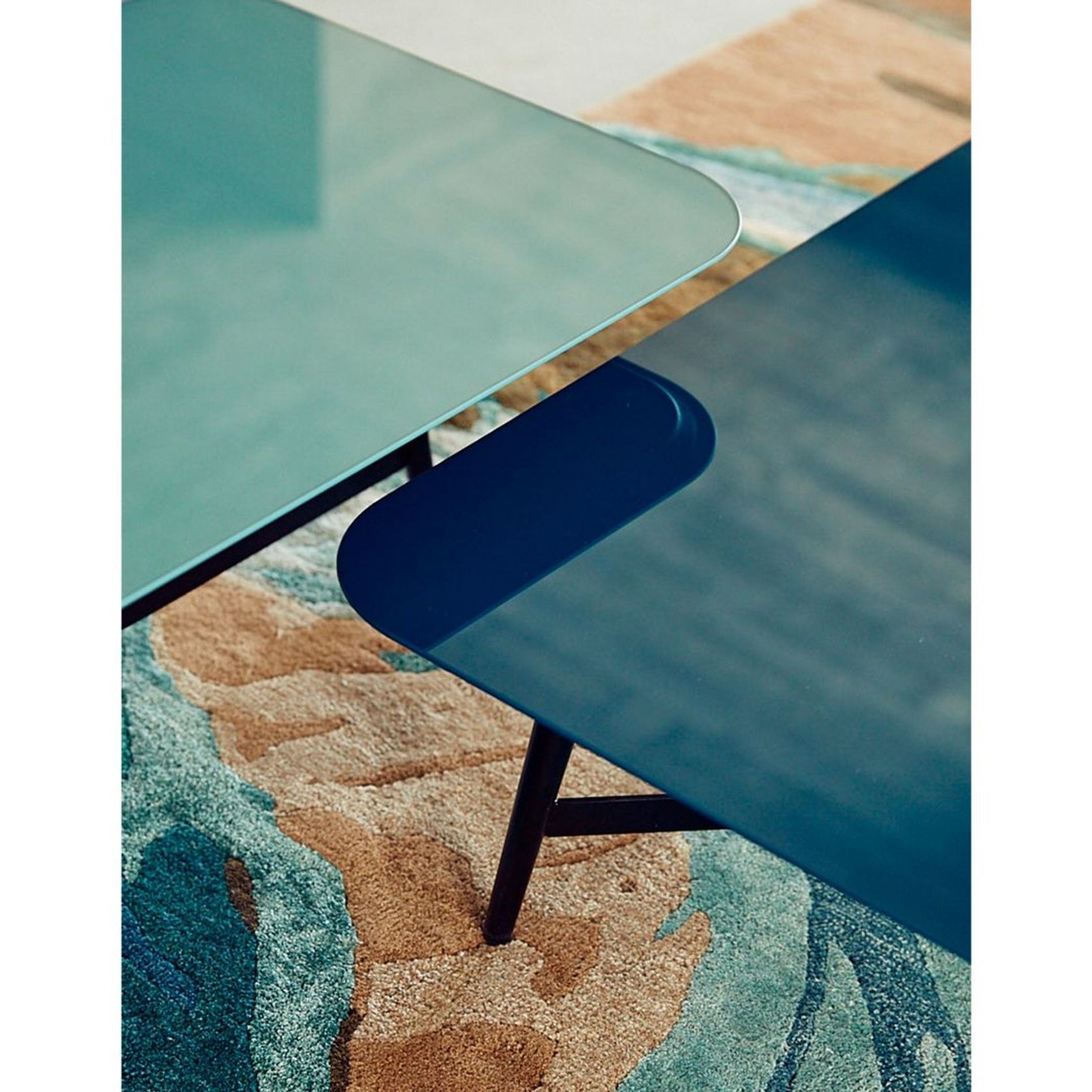 Octet Square coffee table - lacquered MDF top gallery detail image