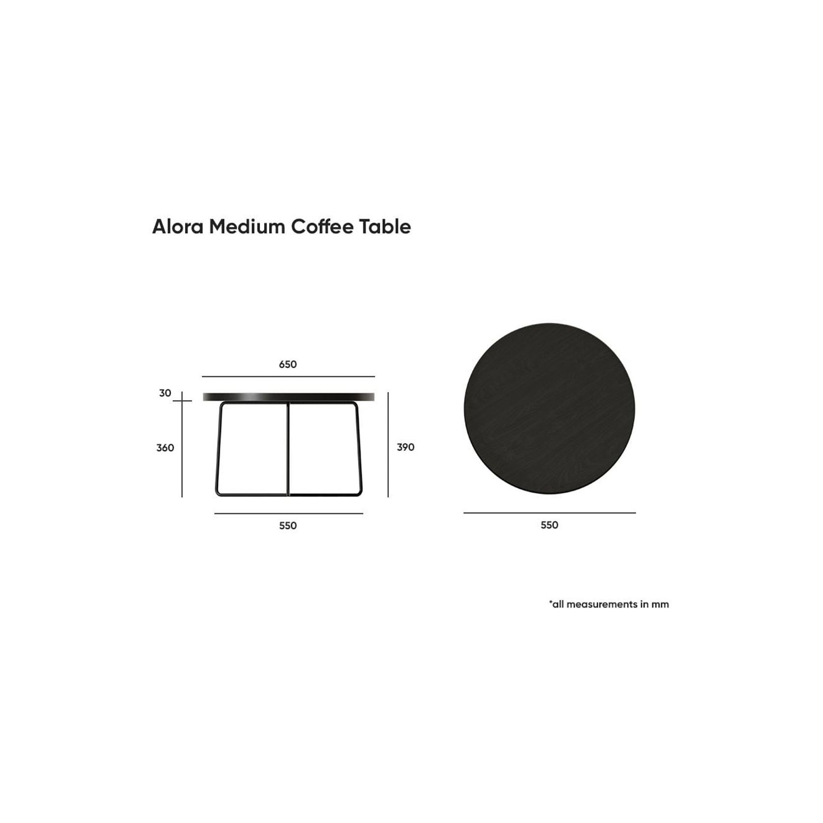 Alora Coffee Table - Medium gallery detail image