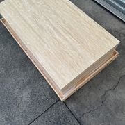 Block Coffee Table/Vein Cut Travertine -Large | Natural Stone Co. gallery detail image