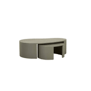 Oberon Curve Nest of 2 Coffee Tables gallery detail image