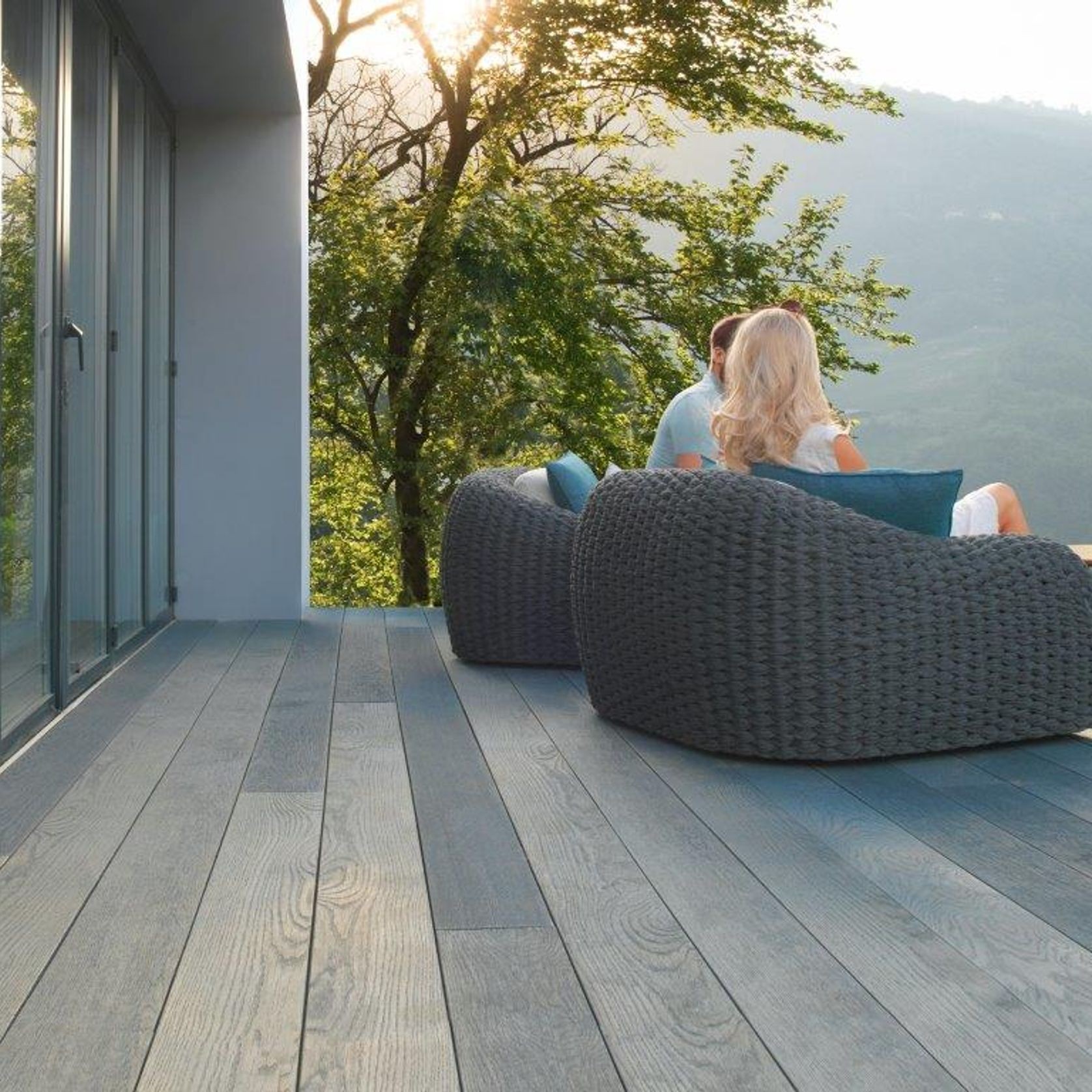 Millboard Brushed Basalt | Enhanced Grain Decking gallery detail image