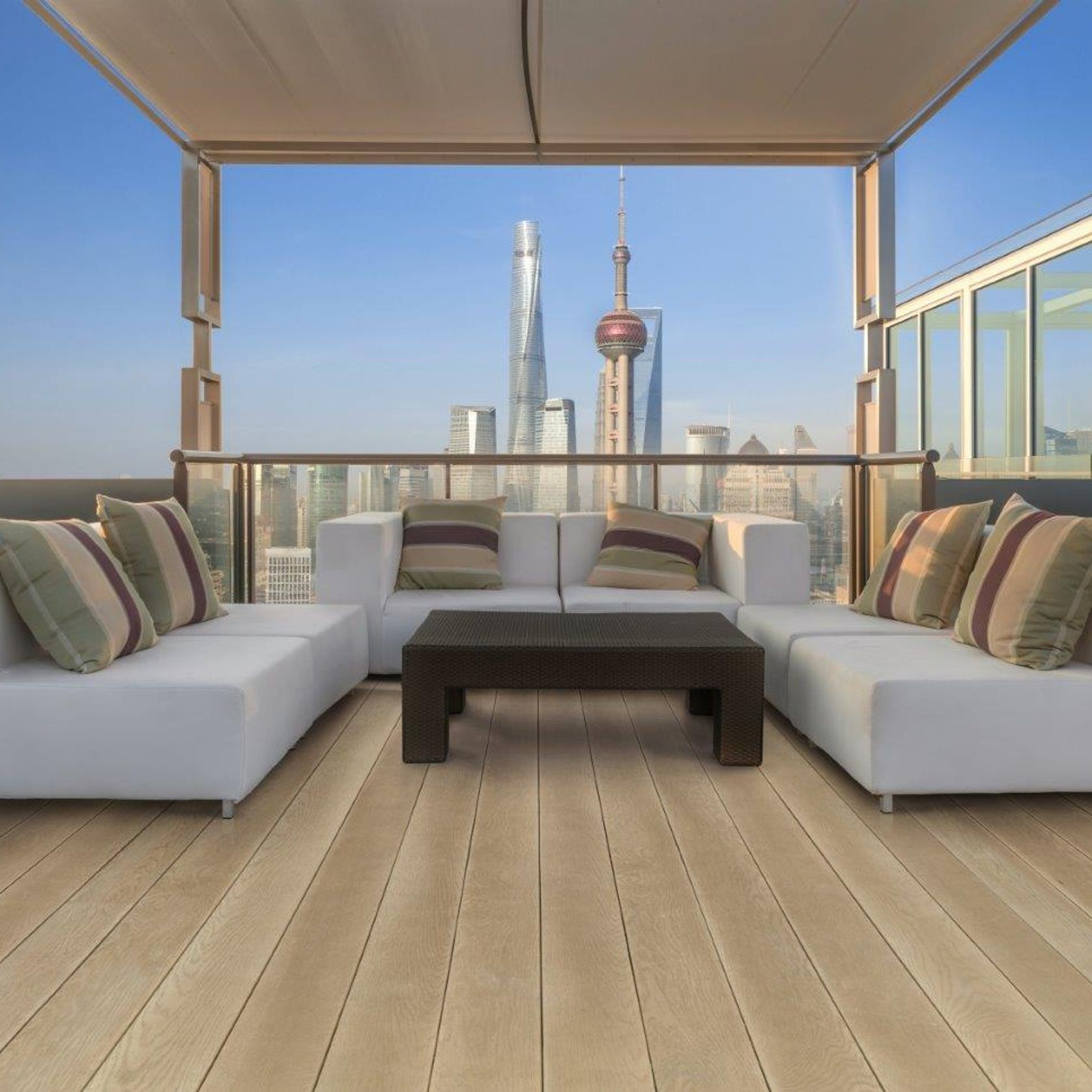Millboard Golden Oak | Enhanced Grain Decking gallery detail image