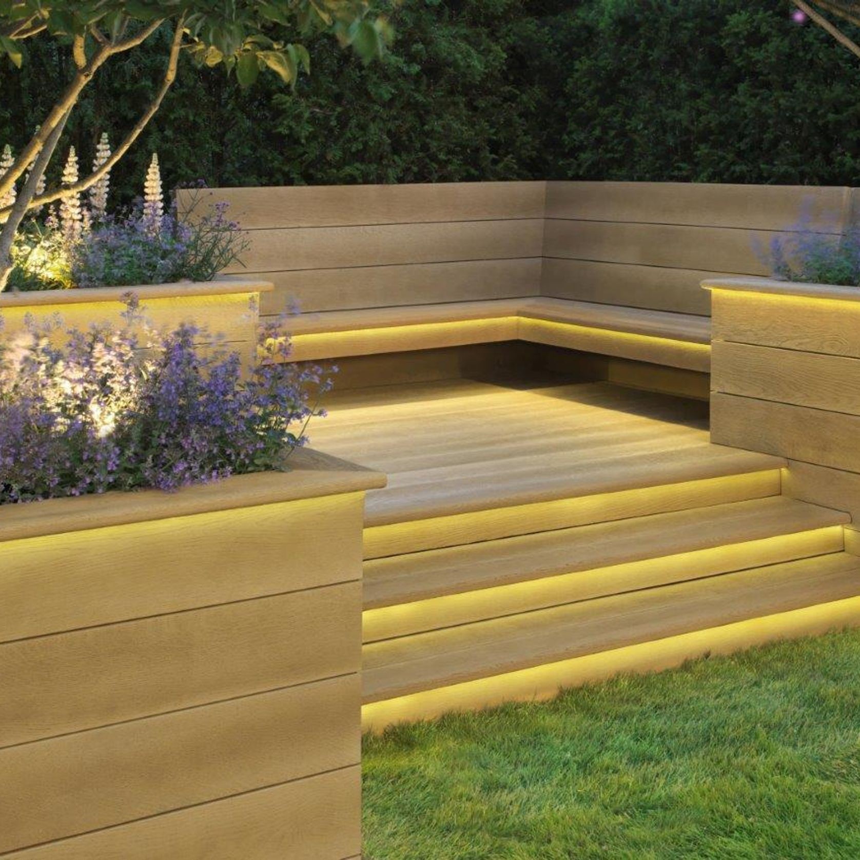 Millboard Golden Oak | Enhanced Grain Decking gallery detail image