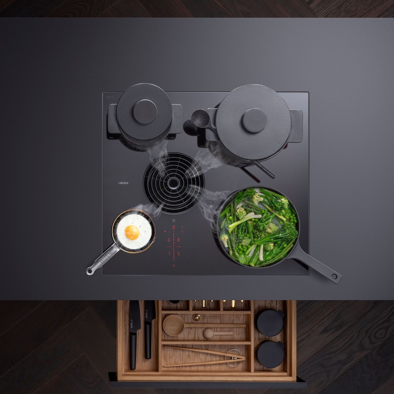BORA S Pure | Combined Cooktop and Extractor gallery detail image
