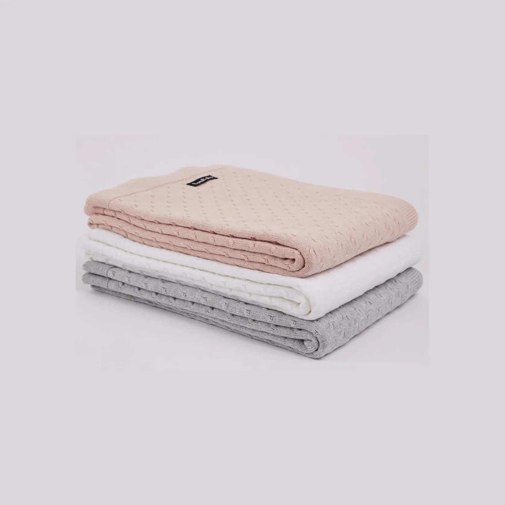 Knot Cotton Baby Cot Blankets gallery detail image