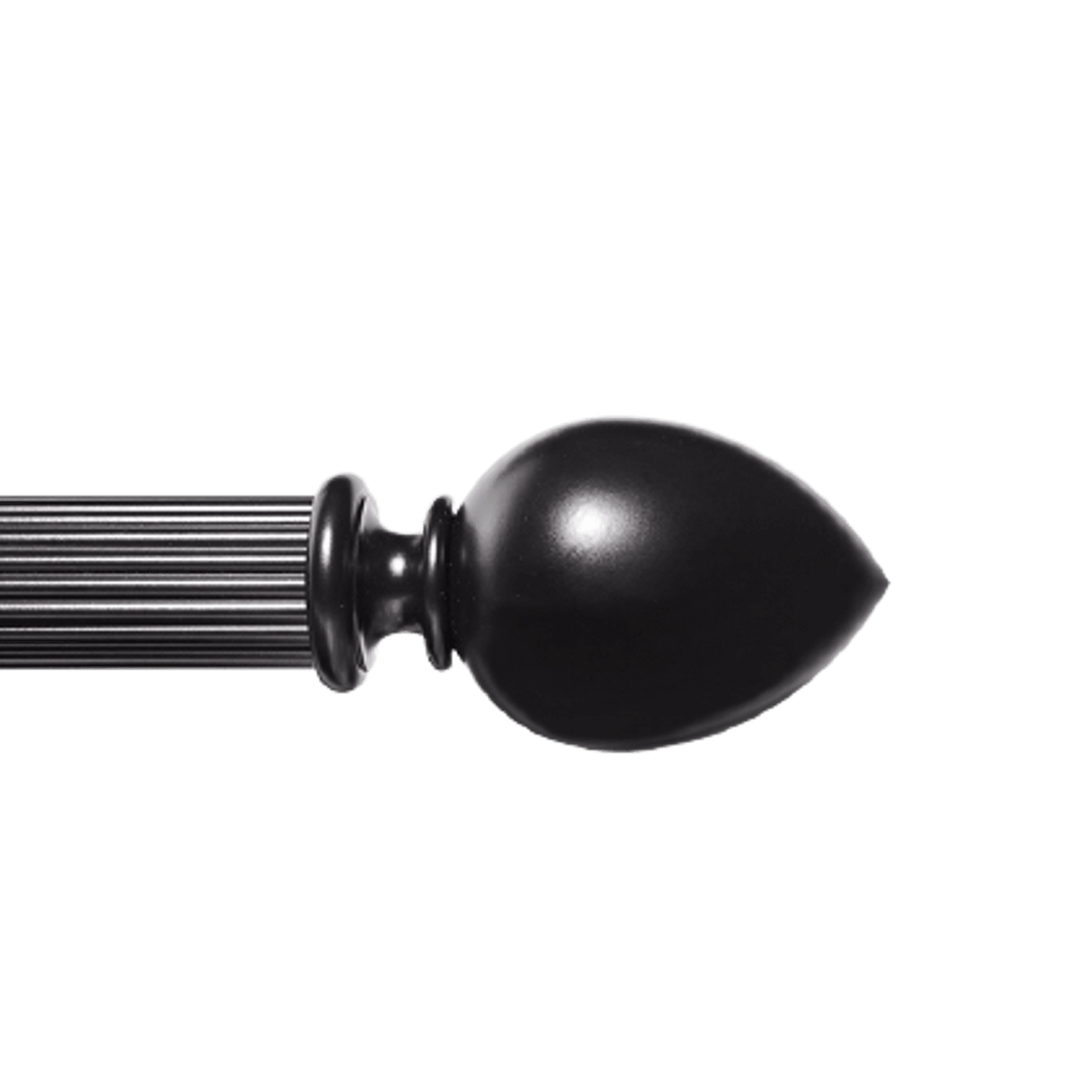Magnolia Bud Finial 40mm Reeded Rod gallery detail image
