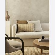 Baya Johnson Lumbar Cushion Cover - Ochre gallery detail image