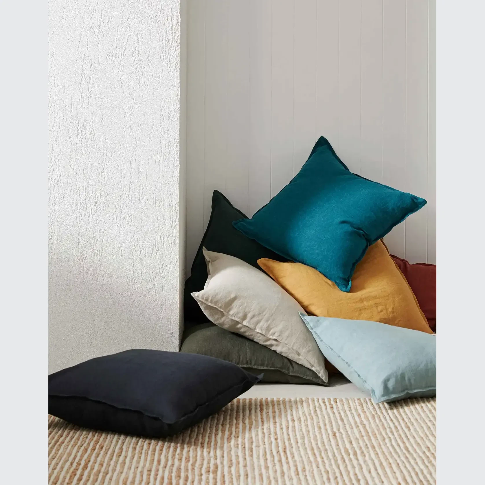 Weave Home European Linen Como Cushion - Linen | Three Sizes gallery detail image