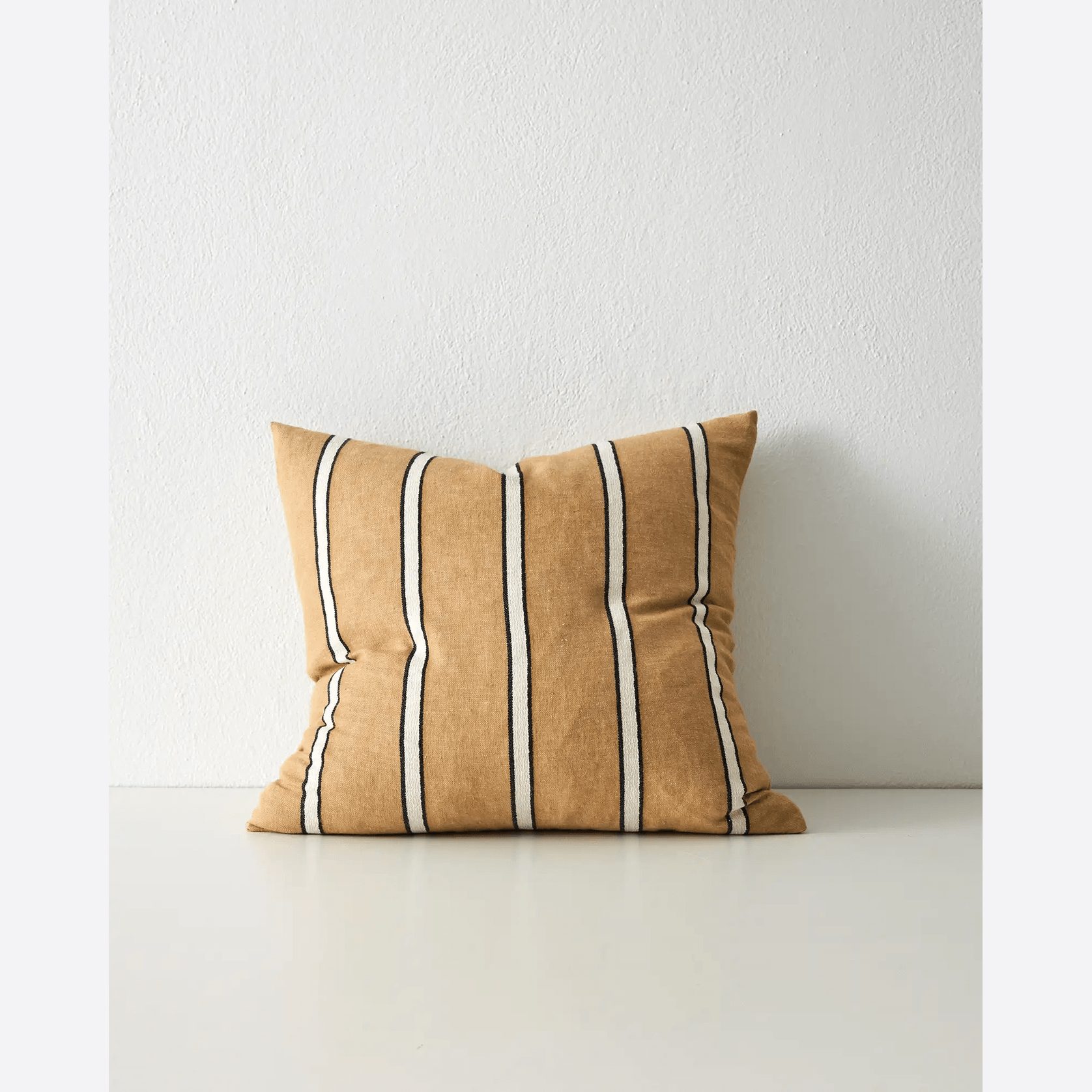 Weave Home Vinnie Striped Cushion Cover - Manuka gallery detail image
