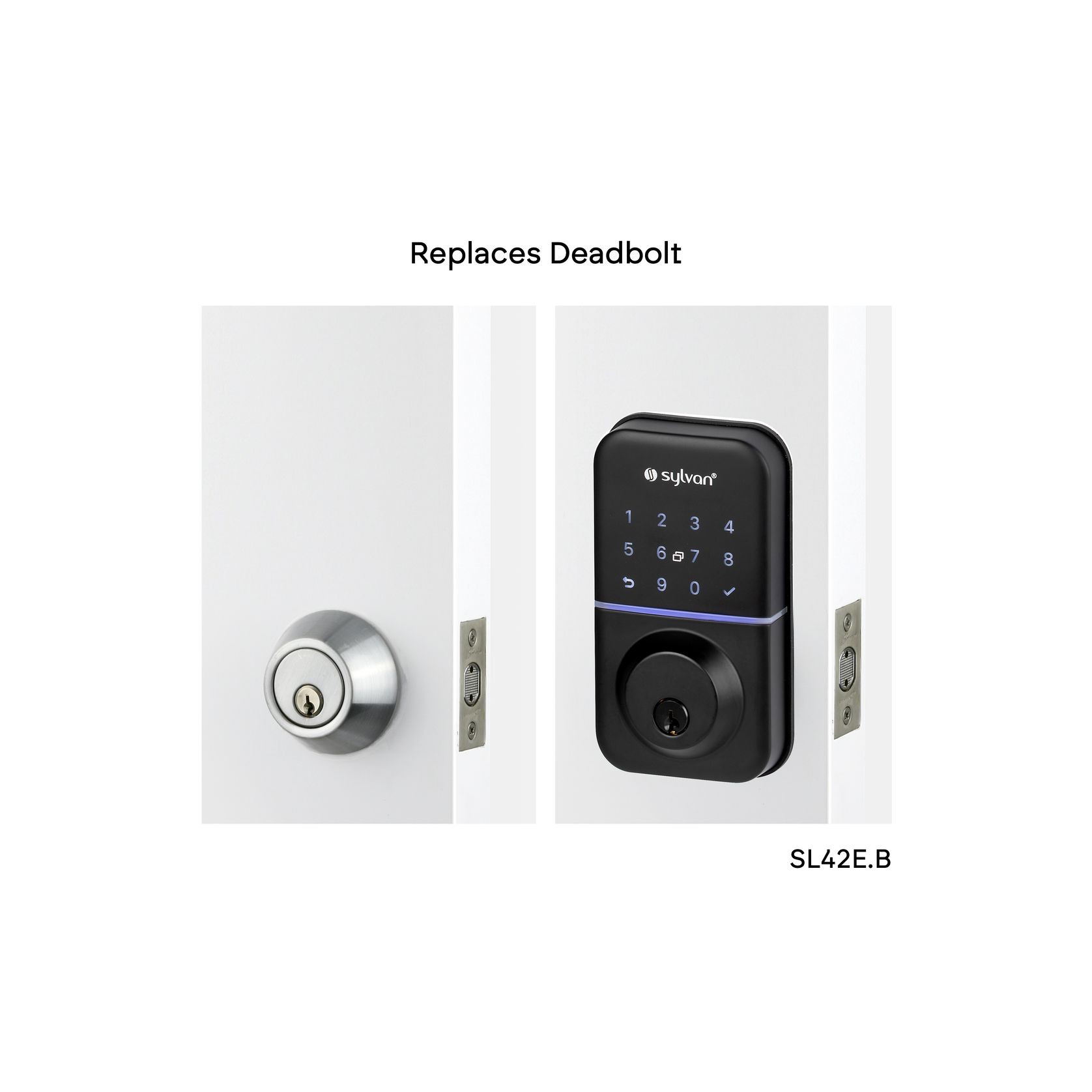 Smart Entry Deadbolt SL42E.B gallery detail image