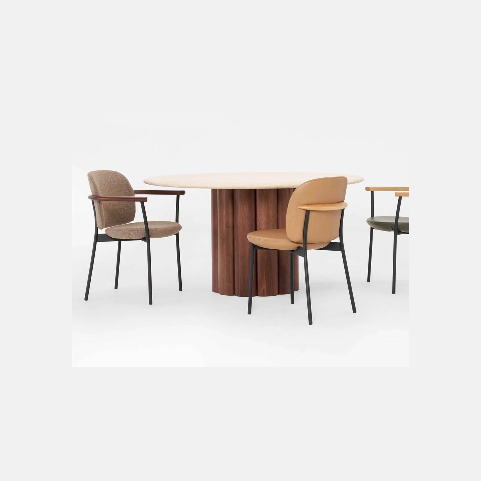 Solace Dining Chair - Armless gallery detail image