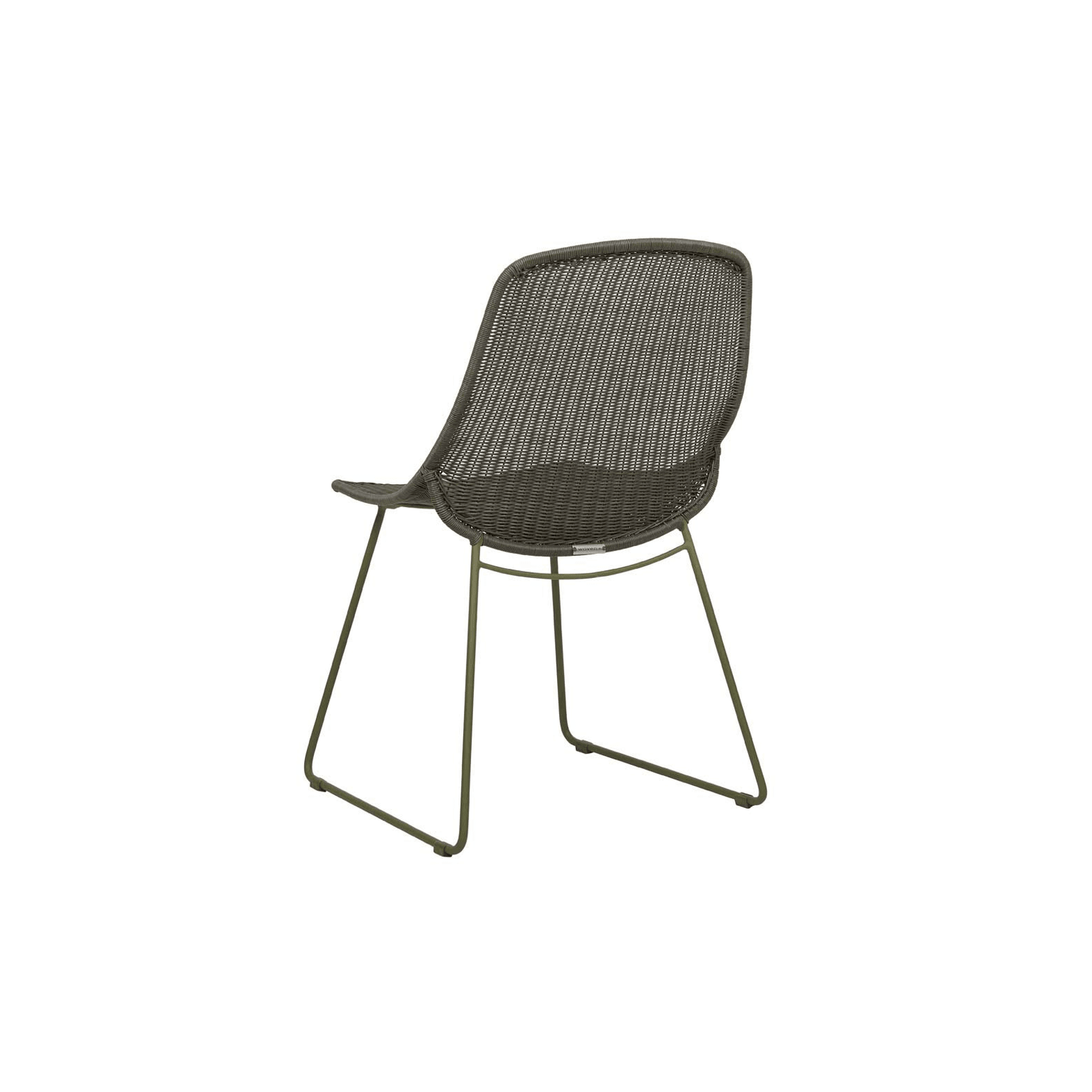 Granada Scoop Closed Weave Dining Chair gallery detail image