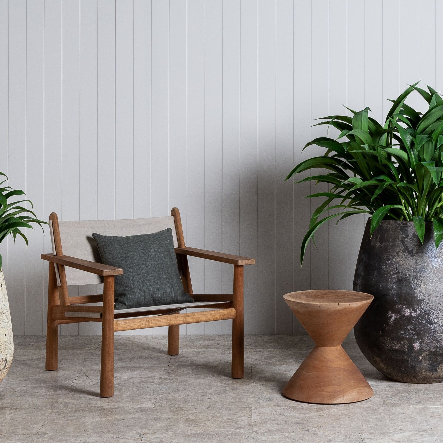 Hunter Outdoor Canvas Easy Armchair gallery detail image