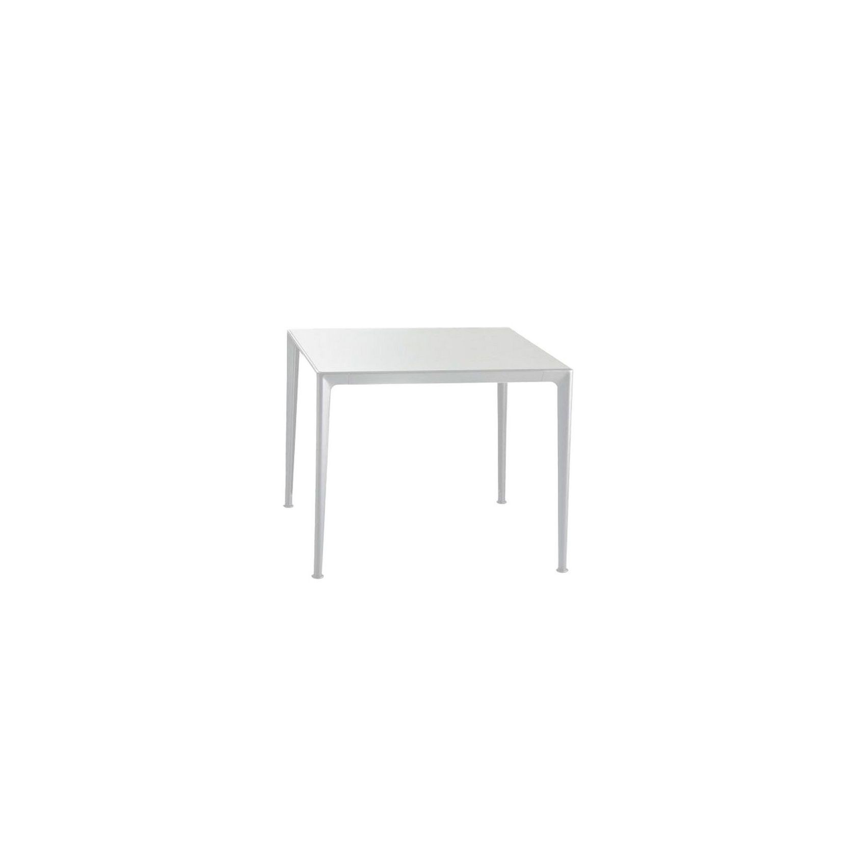 Mirto White Painted Square | Table gallery detail image