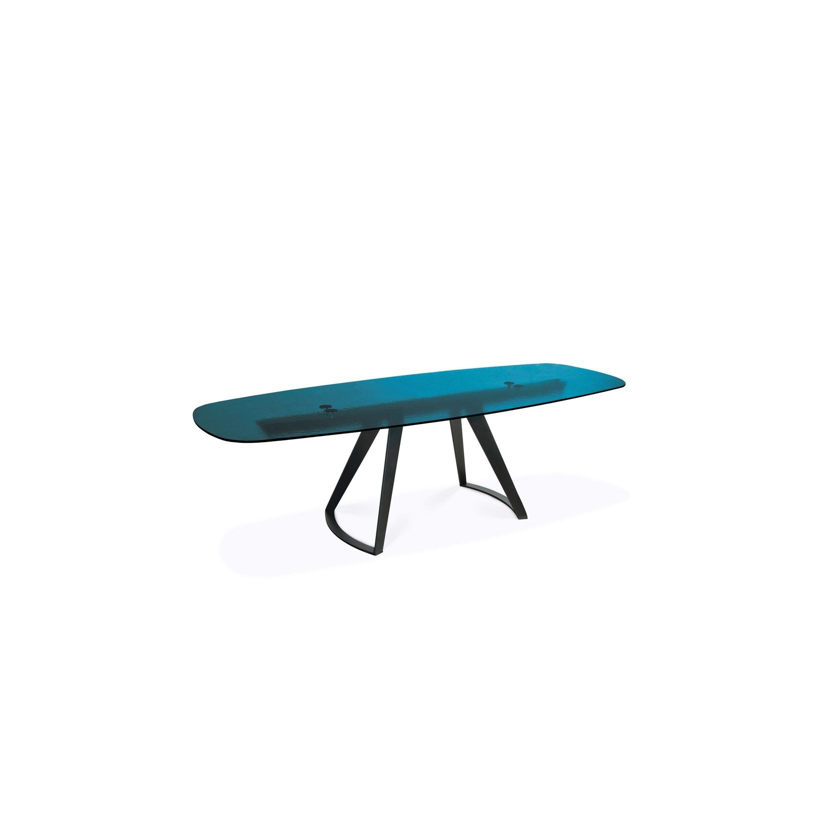 Iroise Dining table - Coloured Glass gallery detail image