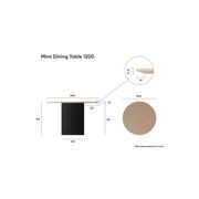 Mimi Dining Table -   120cm gallery detail image