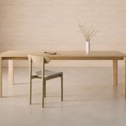 Pier Dining Table - Solid Oak gallery detail image