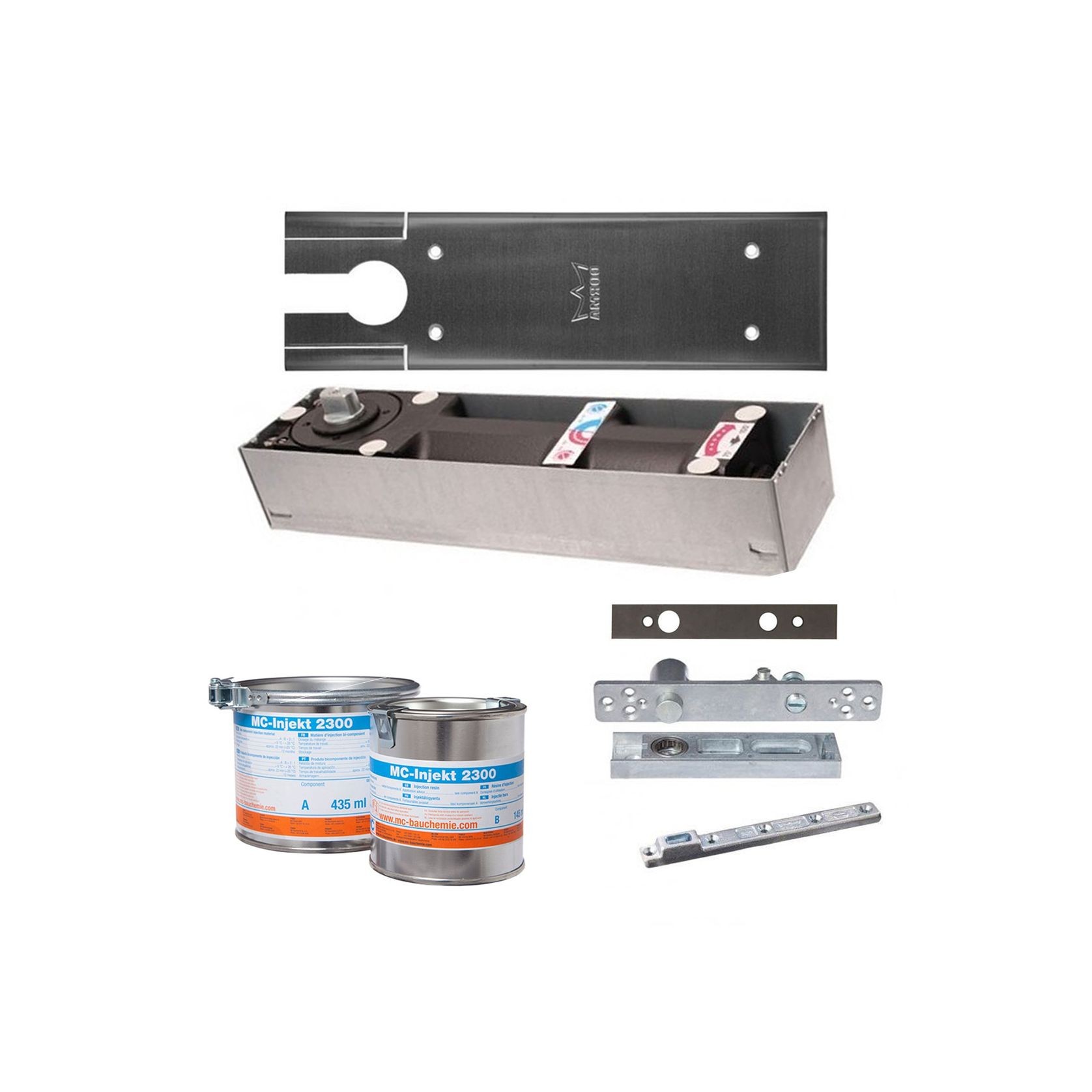 Dorma BTS804T EN4 Floor Spring Body Combi Pack Timber gallery detail image