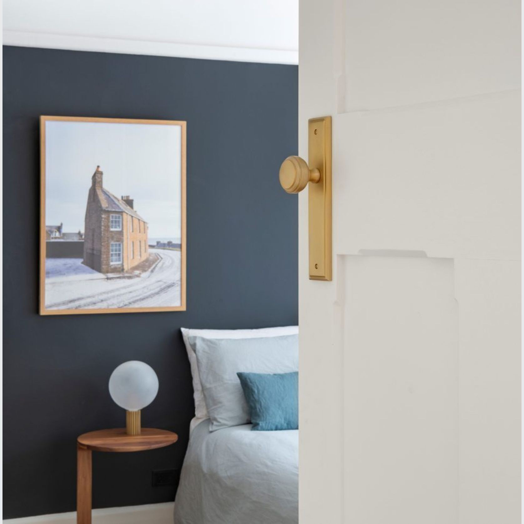 Iver Paddington Door Knob Stepped Backplate Euro Chrome Plated 11838E85 - Customise to your needs gallery detail image