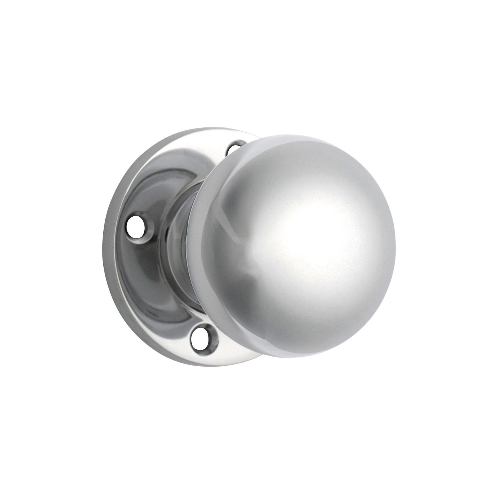 Tradco Retro Fit Mortice Knob on Round Rose gallery detail image