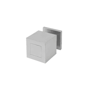 Formani SQUARE Solid Unsprung Knob on Rose gallery detail image