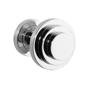 Zzzigurat Door Knob on Rose Round gallery detail image