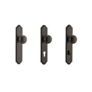 Iver Cambridge Door Knob on Shouldered Backplate Signature Brass gallery detail image