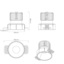 Dark Round Recessed Downlight gallery detail image