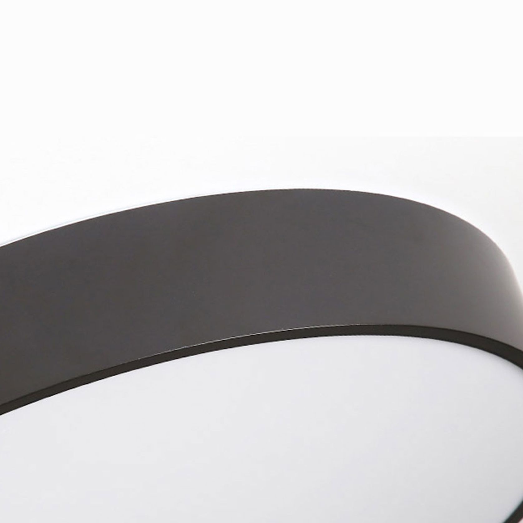 black ceiling light