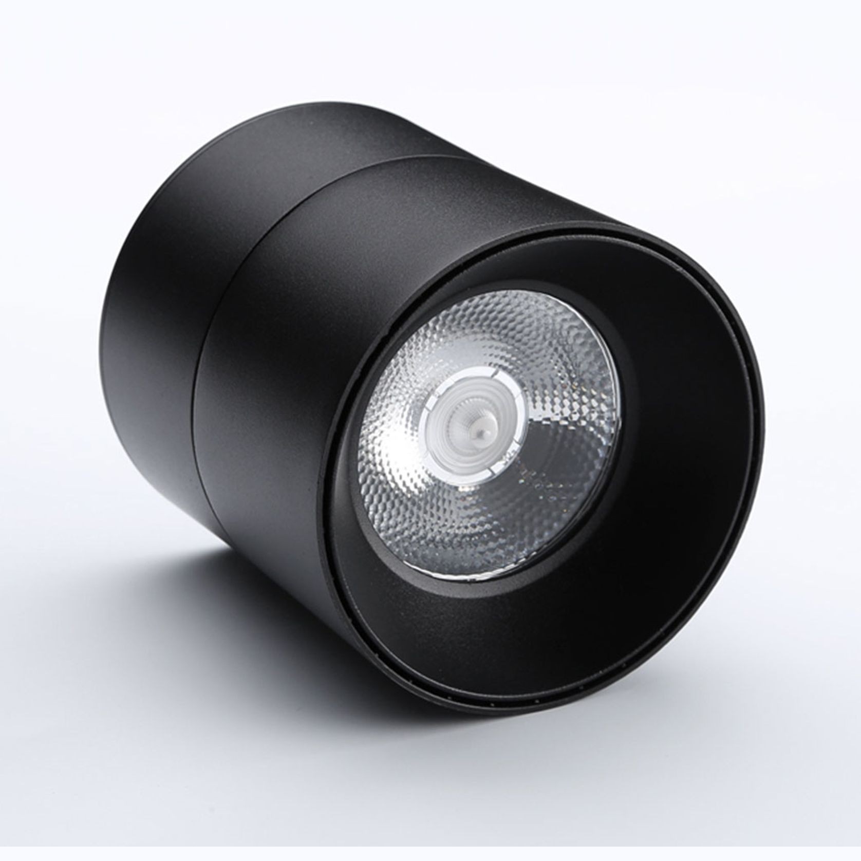 black LED Surface Tilt Downlight
