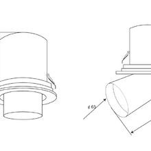 Round Snoot Downlight 15W gallery detail image
