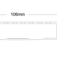 100PASiCO20 Stainless Steel Drainage Unit Centre Outlet gallery detail image