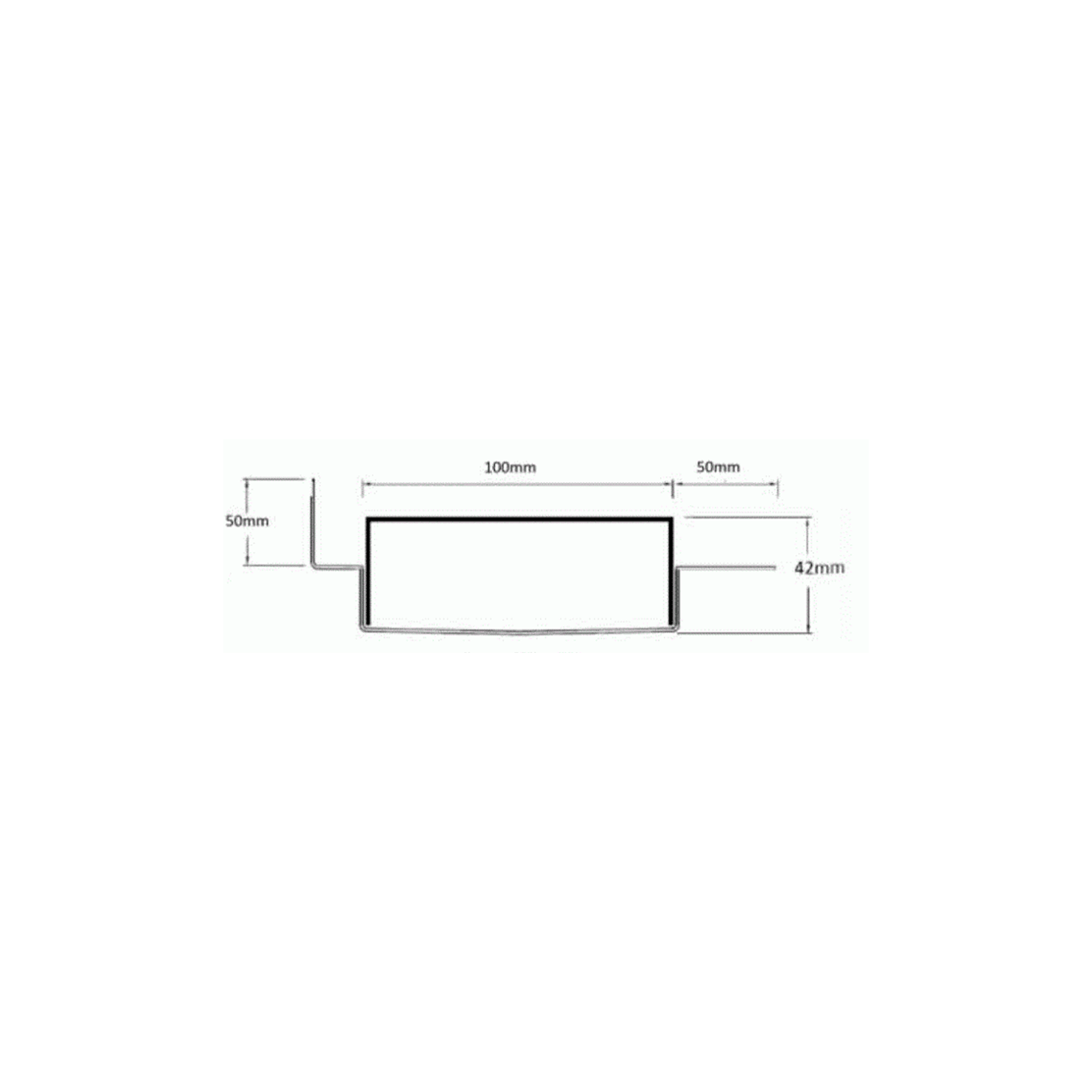 100TRiMTLF Tile Flange gallery detail image