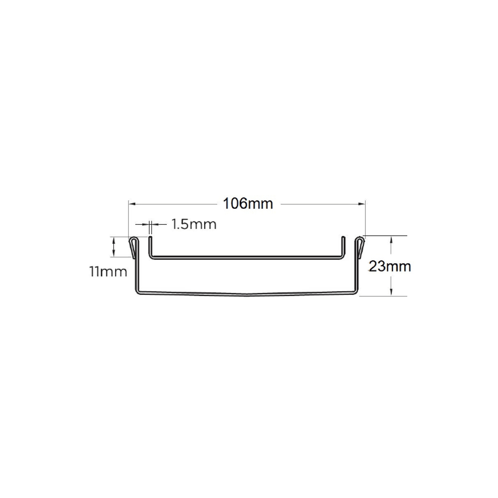 100Tii20MTL Tile Insert Drain gallery detail image