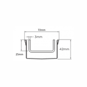 65Tii40MTL Tile Insert Drain gallery detail image