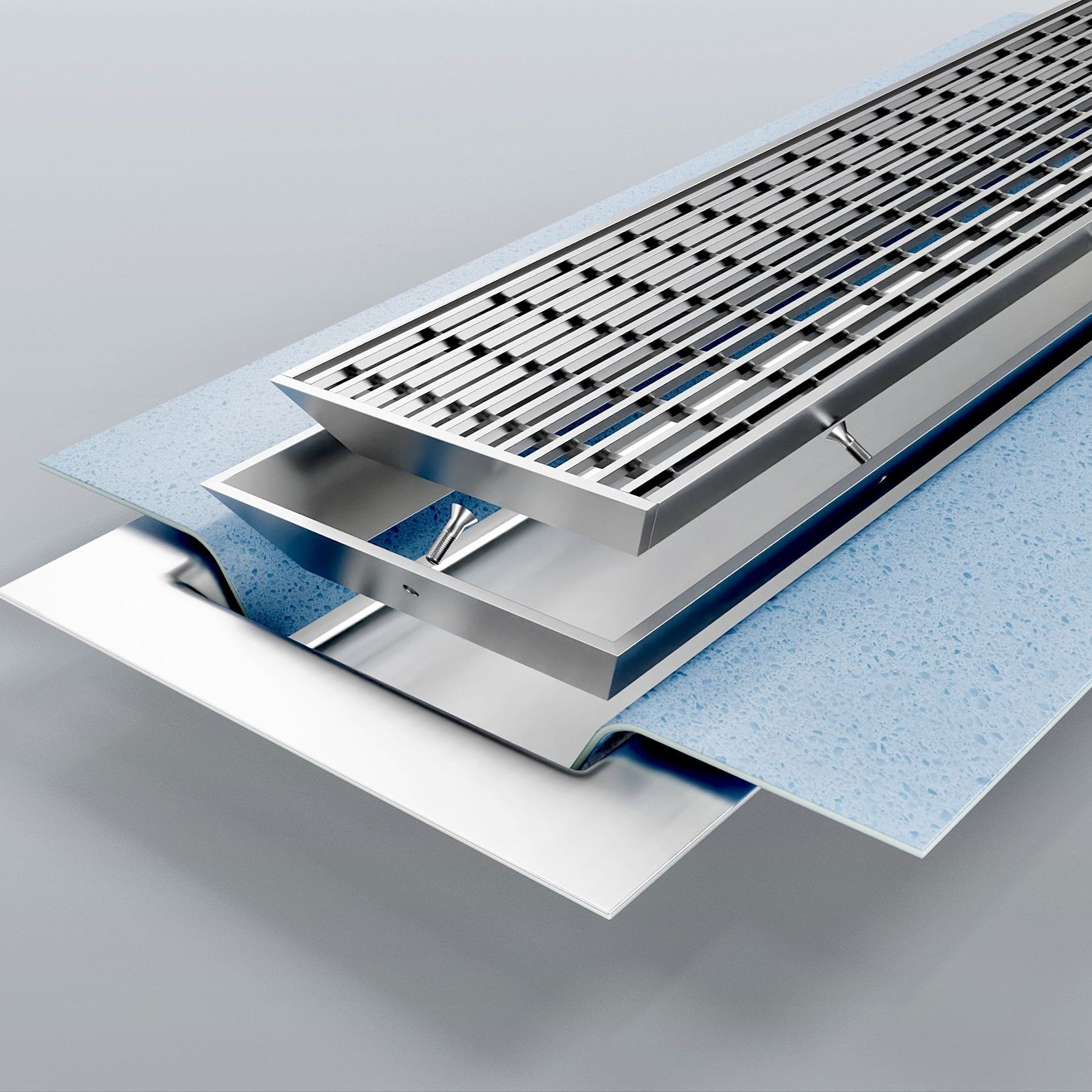 VC100-42 Stainless Steel Vinyl Clamp Drainage Unit gallery detail image
