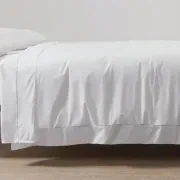 Cotton Percale Duvet Covers With Piping gallery detail image