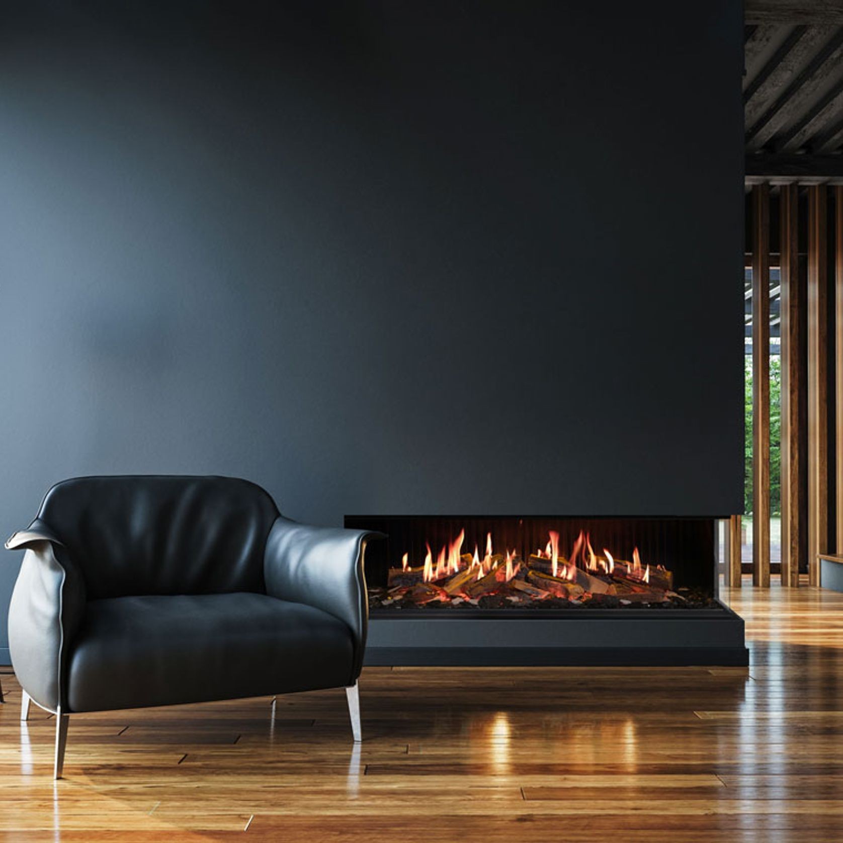 EL 1500 Holographic Electric Fire gallery detail image
