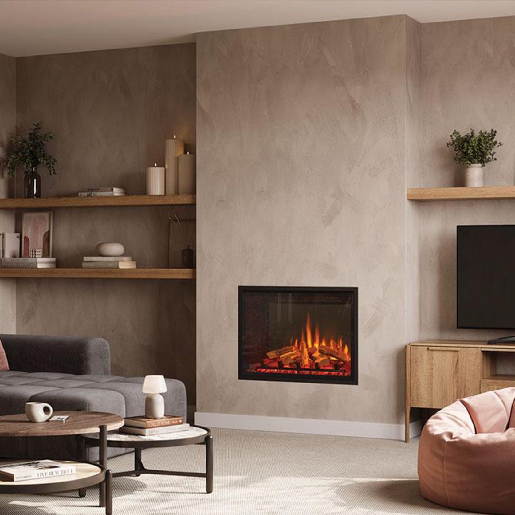 Gazco eMotiv Electric Fireplace gallery detail image