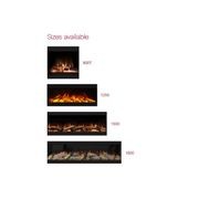 Evonic Volante 1500 Black Edition Electric Fireplace gallery detail image
