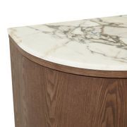 Oberon Crescent Marble Entertainment Unit gallery detail image