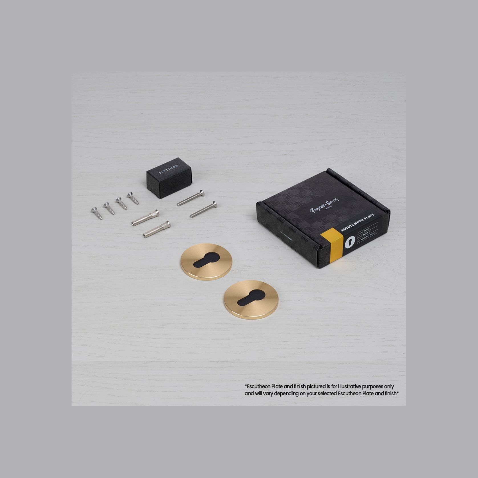 Buster and Punch Escutcheon Plate Euro Profile gallery detail image