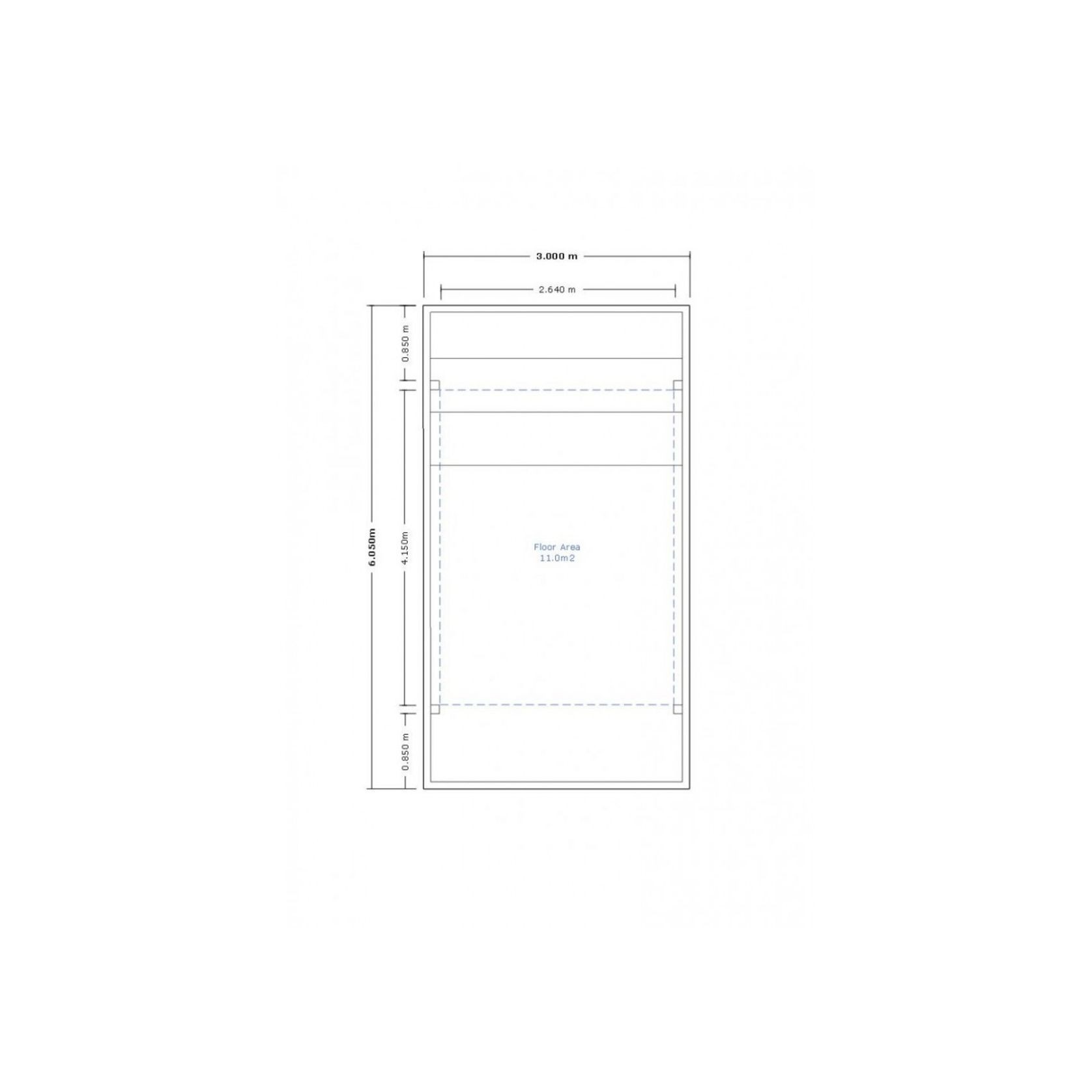 Single Carport 6050(D) x 3000(W)mm gallery detail image