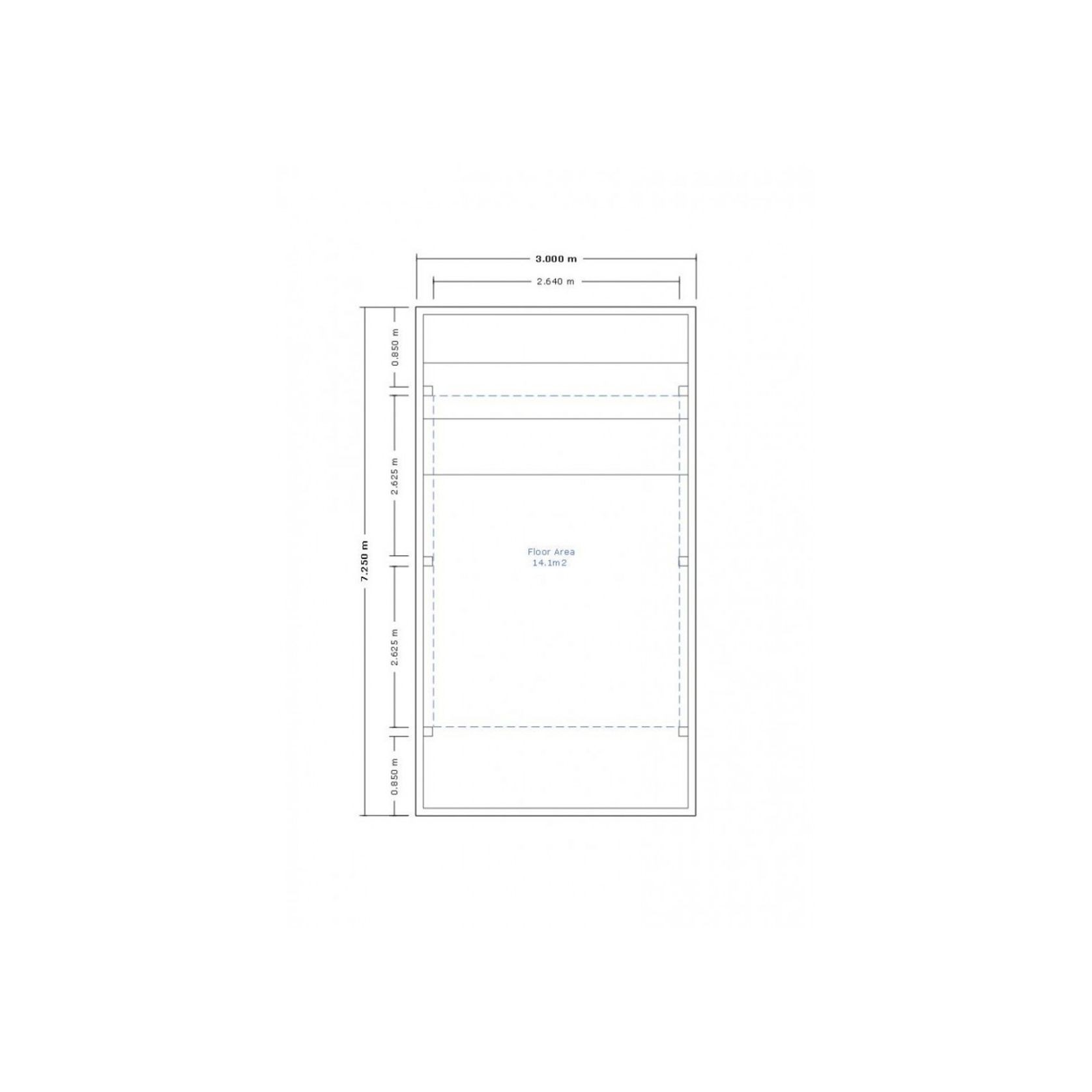 Single Carport 7250(D) x 3000(W)mm gallery detail image