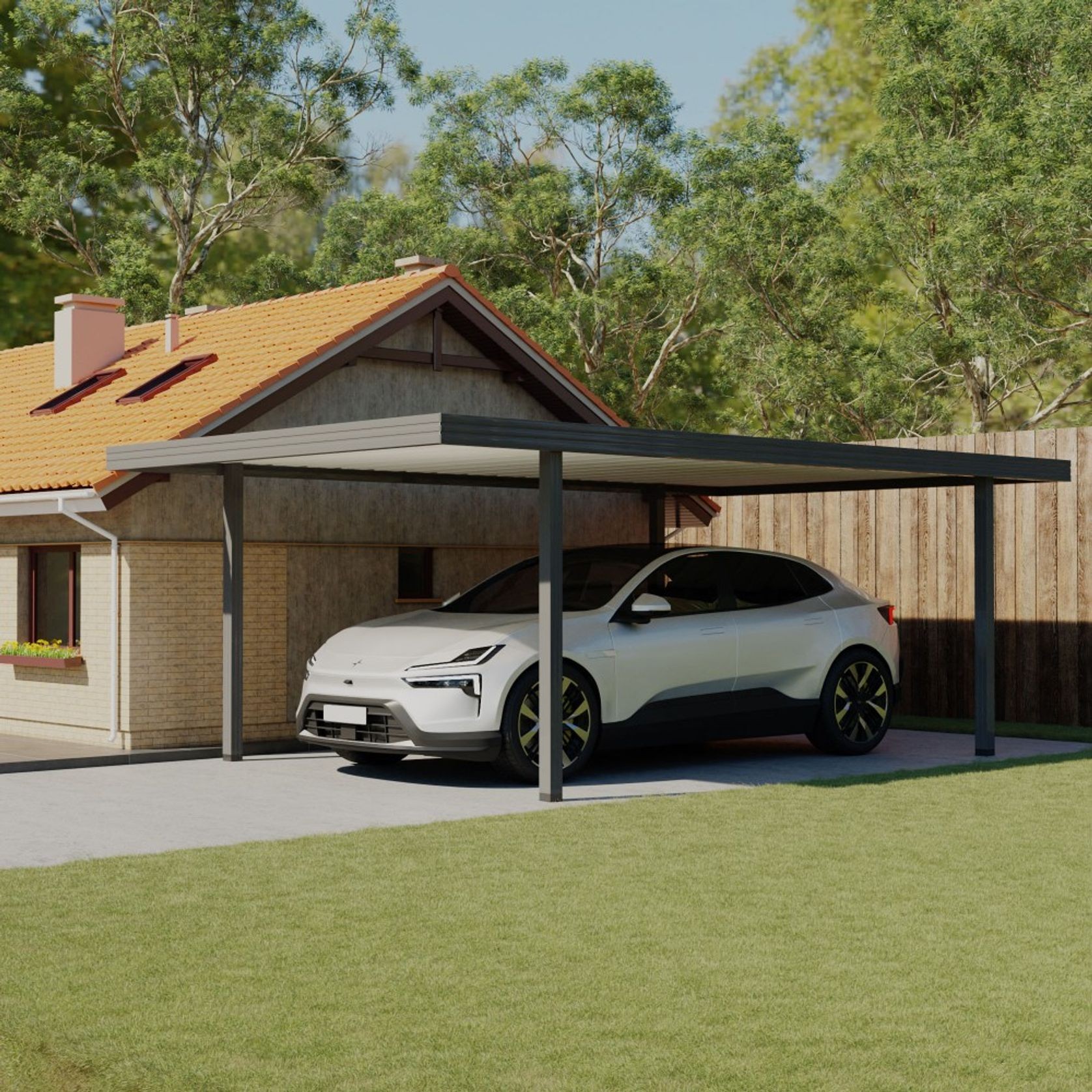 Single Carport 5450(D) x 3000(W)mm gallery detail image