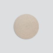 Baya Tairua Handbraided Circular Rug - Natural/Straw gallery detail image