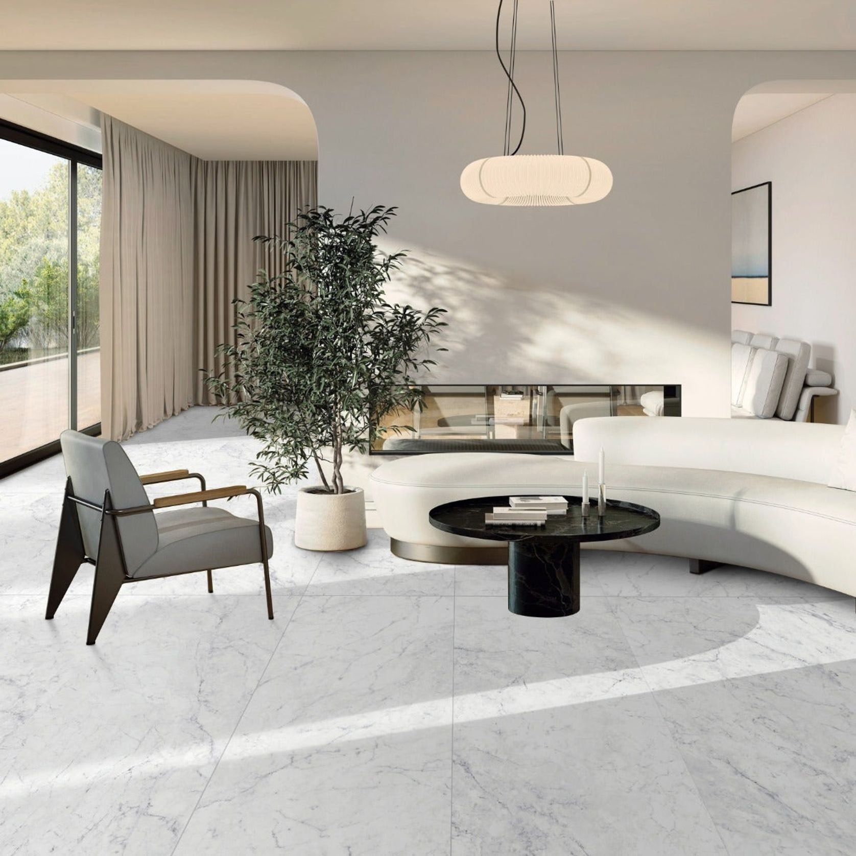 Bianco Carra | Floor & Wall Tiles gallery detail image