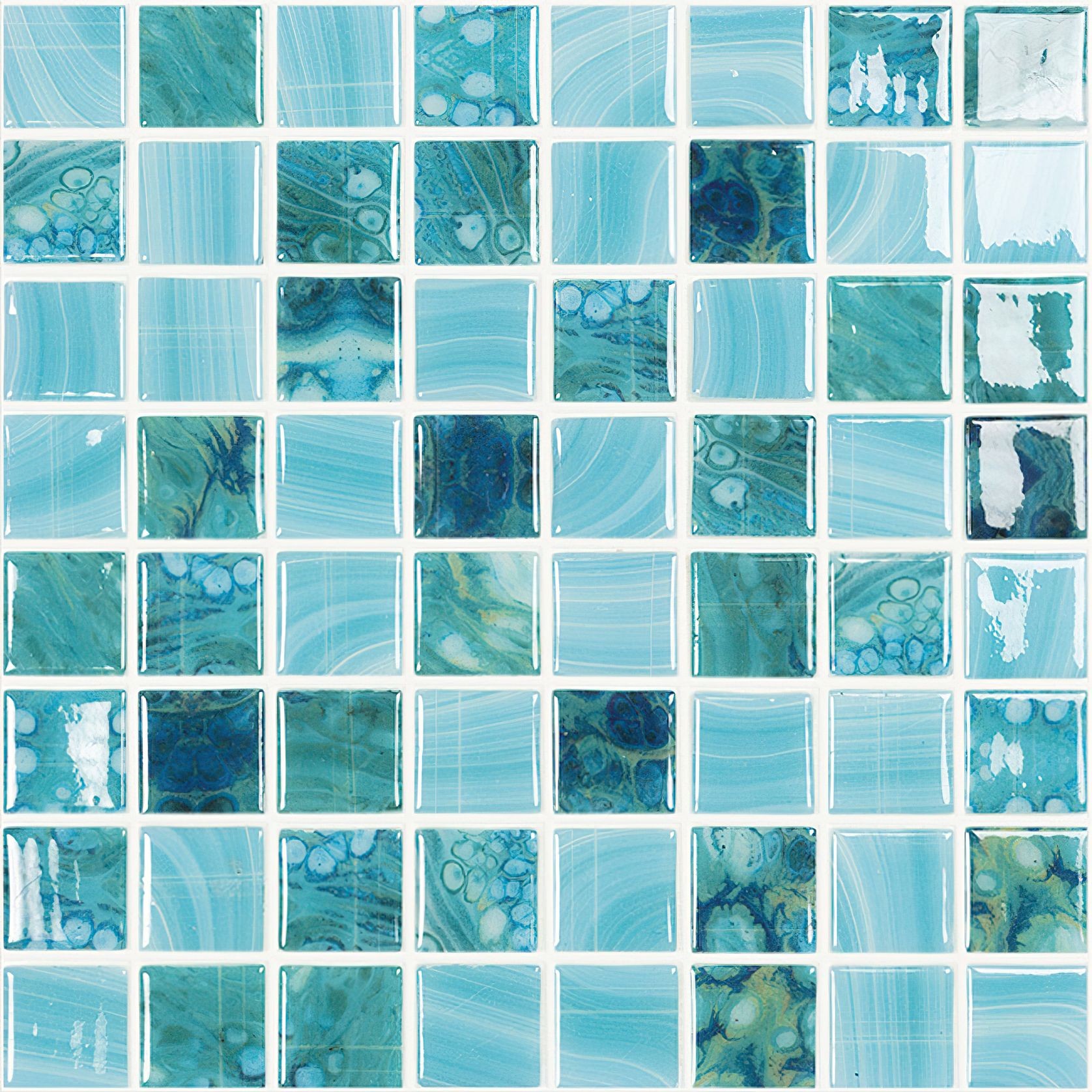 Nature Series Mosaic Pool Tiles gallery detail image